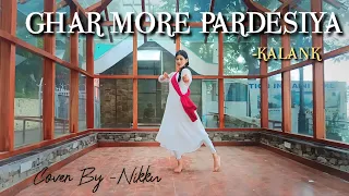 ||Ghar More Pardesiya||Kalank||Easy Dance Steps On Ghar More Pardesiya||Varun, Aliya,& Madhuri Dixit