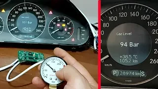 Mercedes W211, W219 Module for Displaying Gas Pressure on the Standard Display