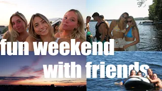 summer vacation vlog! | weekend with friends @ the beach and lake