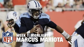 Marcus Mariota Highlights (Week 1) | Titans vs. Buccaneers | NFL