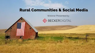 Rural Communities and Social Media - Webinar