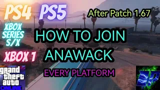 HOW TO JOIN ANAWACK ALL PLATFORMS XBOX 1 XBOX SERIES S / X PS4 PS5 *SETUP* G.C.T.F GLITCH GODMODE