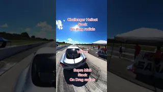 Drag Race Challenger Hellcat VS Supra Mk5 Stock