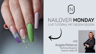 Nailover Monday am 29.01.2024 mit Angela Petteruti Technical Superior mit FlowerDesign