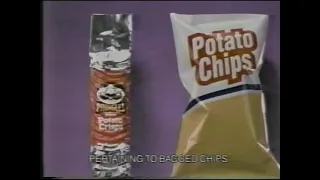 1990 Pringles Potato Crisps Snack Stack and Double Stacks Commercial