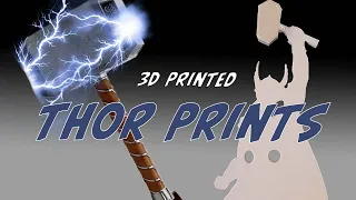 Thor Prints - WIP Mjölnir and Figurine