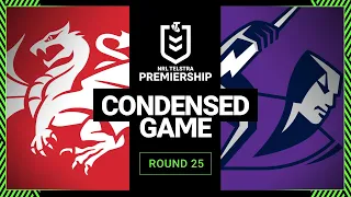 NRL 2023 | St George Illawarra Dragons v Melbourne Storm | Condensed Match, Round 25