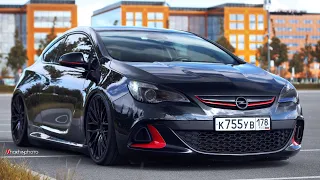 Opel Astra GTС на пневме! Правильный тюнинг!