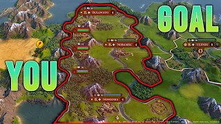 The impossible siege, civ 6 to the extreme. Deity.