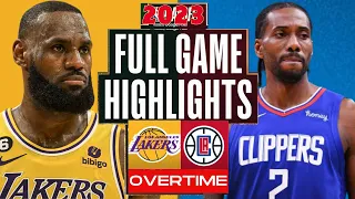 Los Angeles Lakers vs. Los Angeles Clippers Highlights Overtime | Nov. 2 | 2023 NBA Regular Season