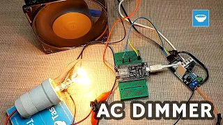AC Dimming and AC Motor Speed Control How To with Arduino/NodeMCU