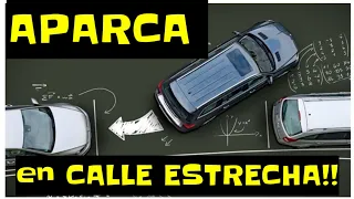 APRENDE a ESTACIONAR como un PRO en calles ESTRECHAS!!!