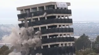 CSUEB Warren Hall Demolition/Implosion 08-17-13 HD