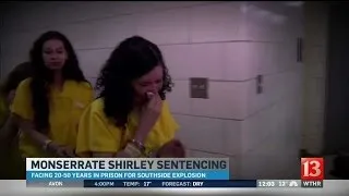 Monserrate Shirley sentencing (Monday noon report)