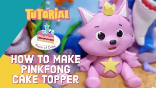 How to make baby shark PINKFONG cake topper