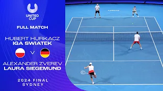 Hurkacz/Swiatek v Zverev/Siegemund Full Match | United Cup 2024 Final