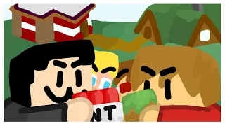 Mumbo and Grian make Minecraft even funnier... (Animation)