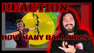 Reacting To: How Ridiculous - How Many Giant Balloons Stops A Compound Bow & Arrow?