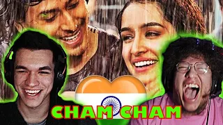 Americans React to Cham Cham Full Video | BAAGHI | Tiger Shroff, Shraddha Kapoor| Meet Bros, Monali