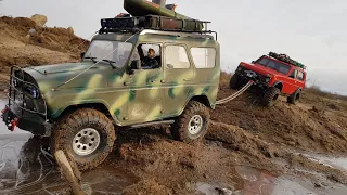 That is why UAZ MUCH NIVA !!! ... We pass ice and impassability. Offroad 4x4