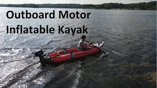 Inflatable Kayak + Outboard Motor = ...