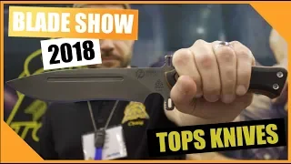 Blade Show 2018 -- TOPS Knives | HAMMER HAWK, FIELDCRAFT FOLDER, OPERATOR SEVEN FIXED BLADE KNIFE