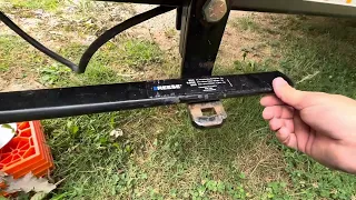 Hooking up the Reese weight distribution hitch