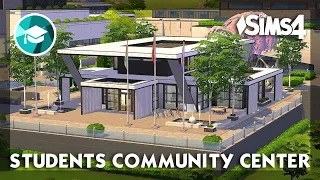 Students Community Center  | Discover University | Stop Motion | Sims 4 | No CC