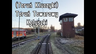[CabView] ( Toruń Kluczyki ) - Toruń Towarowy - Koluszki - Paprykowe Filmy