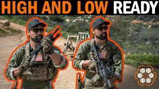 High Ready and Low Ready Rifle Positions with Navy SEAL Dorr