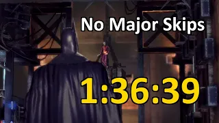 Batman: Arkham Asylum Speedrun (No Major Skips) in 1:36:39