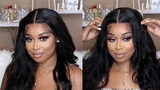 PRE-CURLED BODY WAVE Lace Front WIG *save time beginners* ft TINASHE Hair