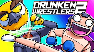 Drunken Wrestlers 2 Funny Moments - The Drunken Tournament!