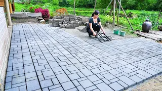 Avoid Mud and Dirt - Idea For Making Faux Stone Concrete Yard, how to build | Survival Mystique