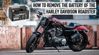 Harley Davidson Sportster Roadster Battery Removal Tutorial