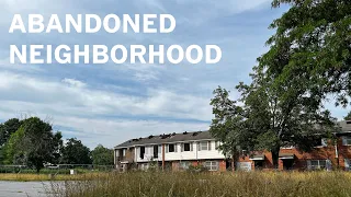 Abandoned Public Housing with Power