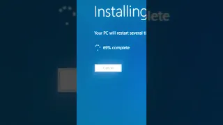 Windows update stuck at 69% :)