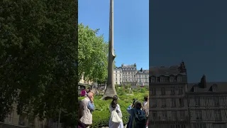 Site where Joan of Arc was burned at the stake in Rouen, France