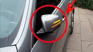 How to adjust automatic folding of side mirrors on Mercedes W212, W204/ Function folding of mirrors