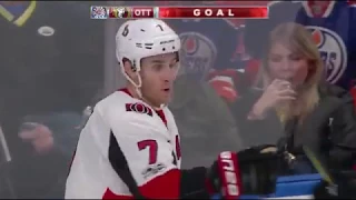 Kyle Turris Amazing PP Goal vs Edmonton October 14, 2017