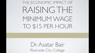 The economic impact of raising the minimum wage to $15/hr