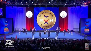 Team Norway Coed Premier ICU World Cheerleading Championship 2024 Semi Finals