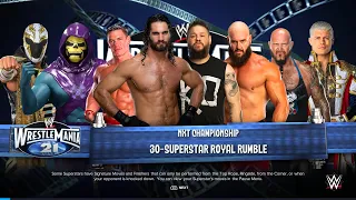 WWE 2K24 NXT Championship Royal Rumble Match - 30 Man Royal Rumble Gameplay - WWE 2K24 PC Gameplay