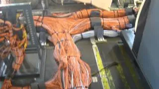 Wiring Loom on Airbus A380 Test Aircraft  2014
