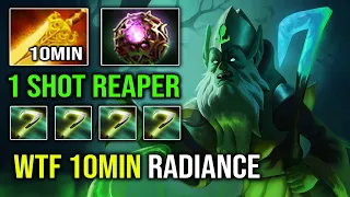 WTF 10Min Radiance Necrophos Global TP 1 Shot Reaper Unlimited Heal Spam Dota 2