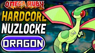 Pokémon Omega Ruby Hardcore Nuzlocke - Dragon Type Only (No Overleveling, No Items)