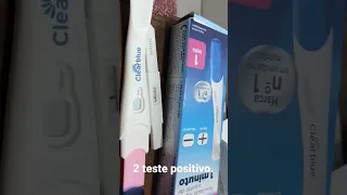 Teste de gravidez positivo antes mesmo do atraso menstrual.