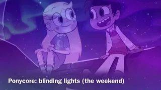 Ponycore: blinding lights (the weekend)