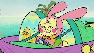 Easter Bunny and Marshmallow Ducky - Teen Titans Go! "Feed Me"