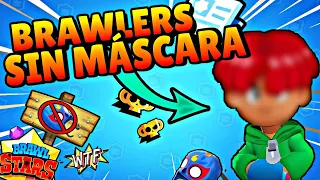 ¡ASI ES SU CARA! TODOS LOS BRAWLERS SIN MASCARA [BRAWL STARS]